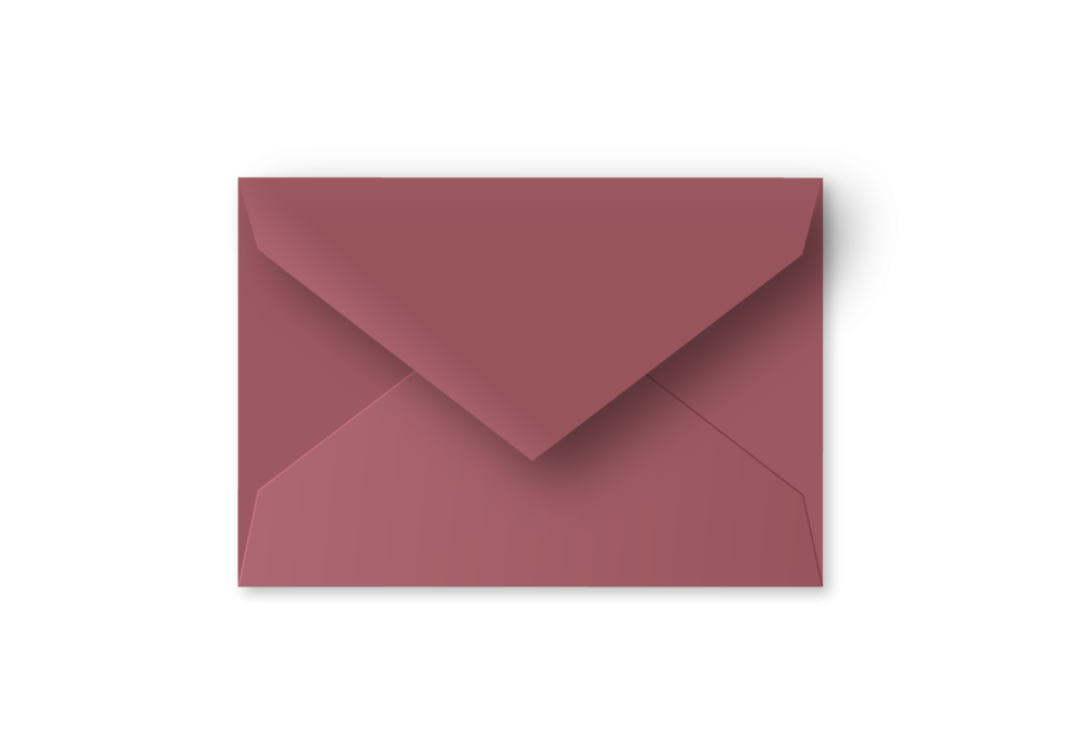 Aubergine A6 postkaart