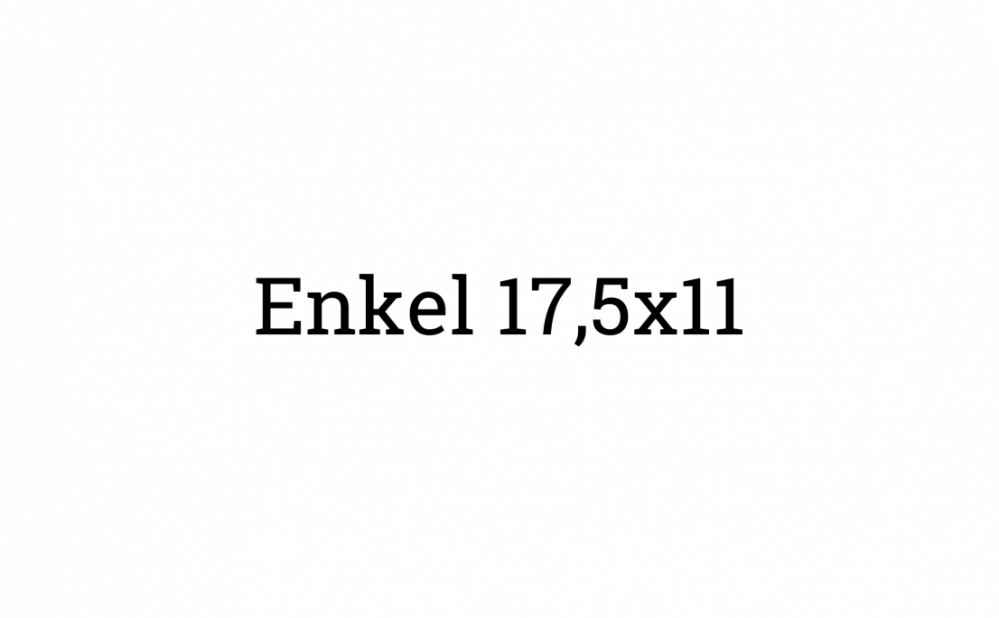 17,5x11 (Enkel)