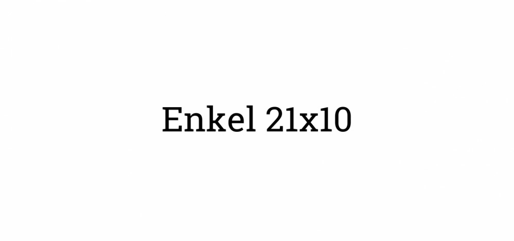 21x10 (Enkel)