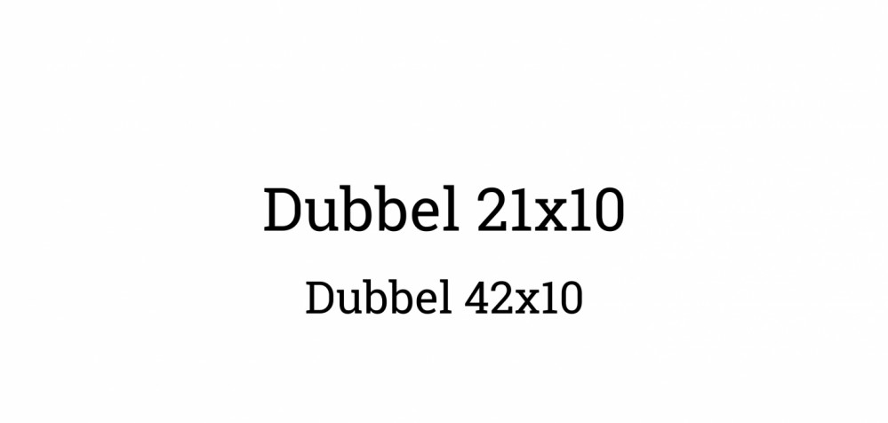 42x10 (Dubbel)