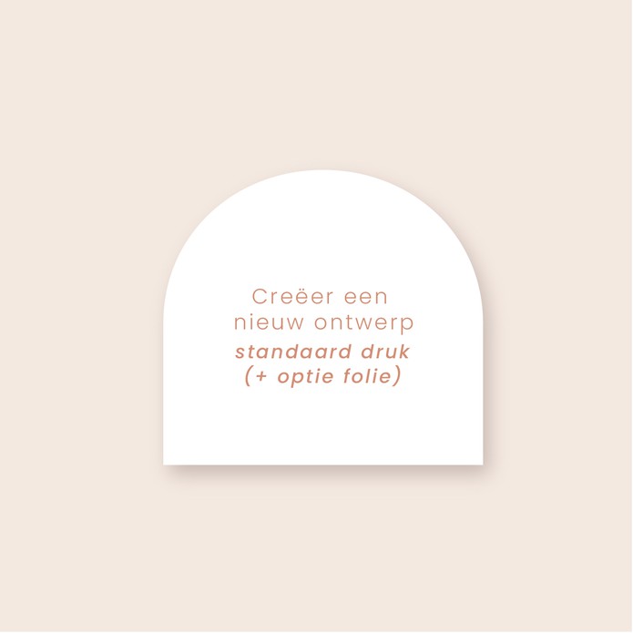 Geboortekaartje zelf maken • speciale vorm • Vals vierkant