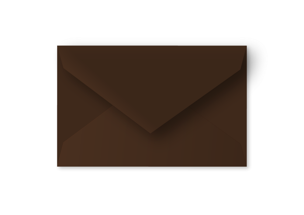 Chocoladebruin - grote postkaart