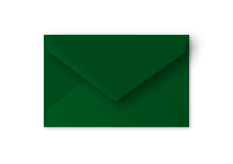 Donkergroen • grote postkaart