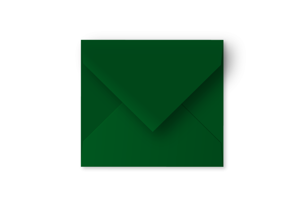 Donkergroen • Vals vierkant