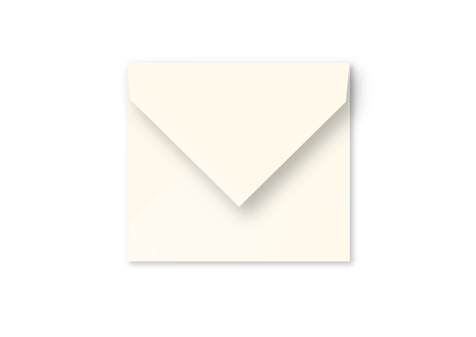 Gebroken wit Vals vierkant