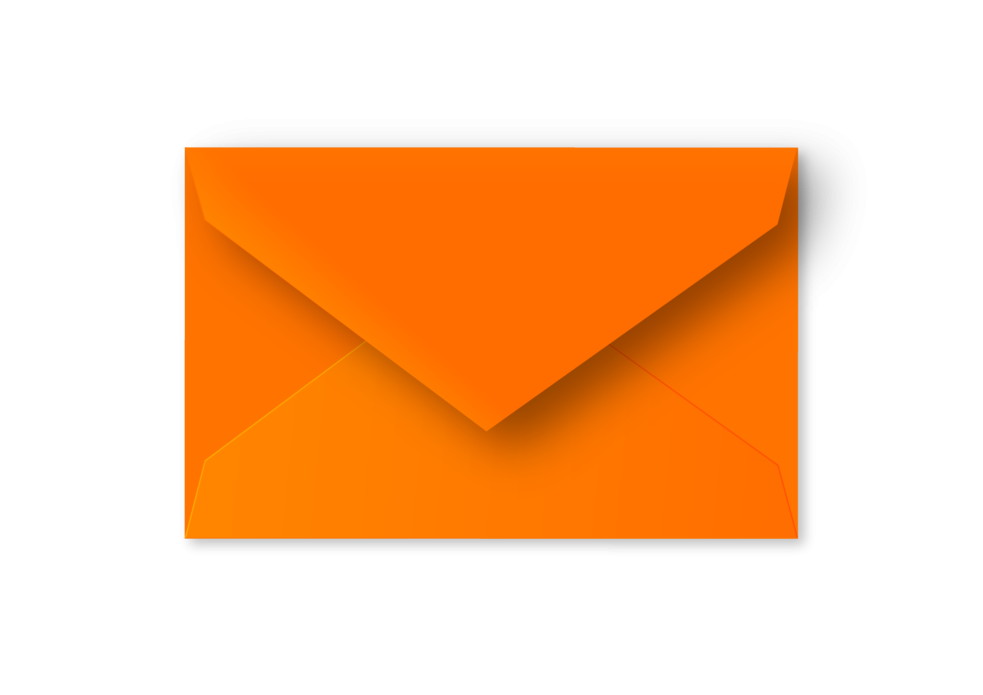 Oranje • grote postkaart