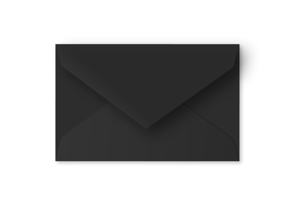 Zwart • grote postkaart