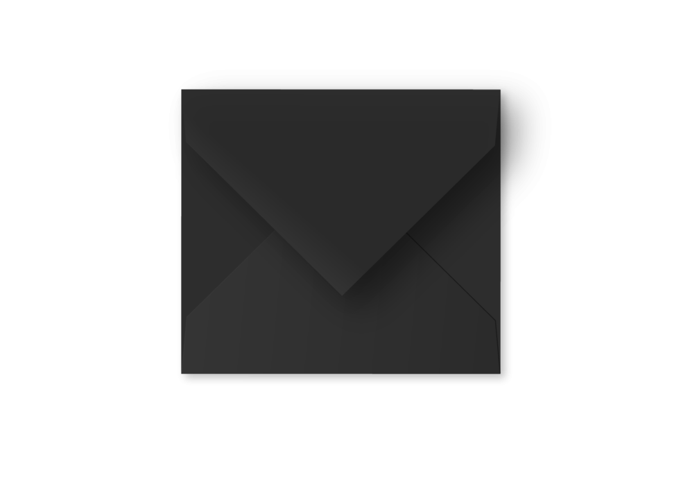 Zwart • Vals vierkant