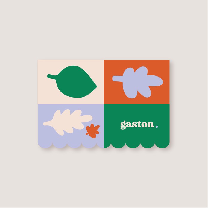 Geboortekaartje herfstbladeren color • GASTON