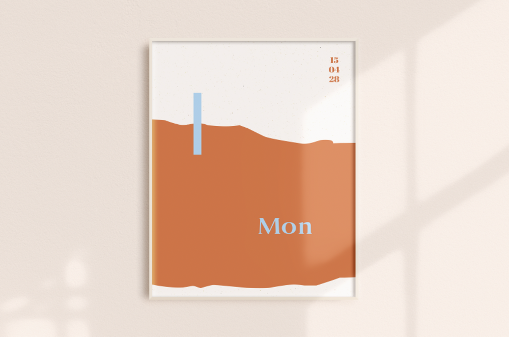 Poster organische vormen • A3 • 30x40cm