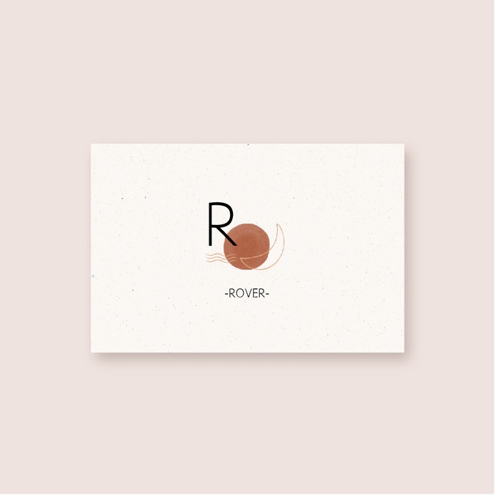 Geboortekaartje minimalistisch zon golfjes maan • A6 postkaart • ROVER